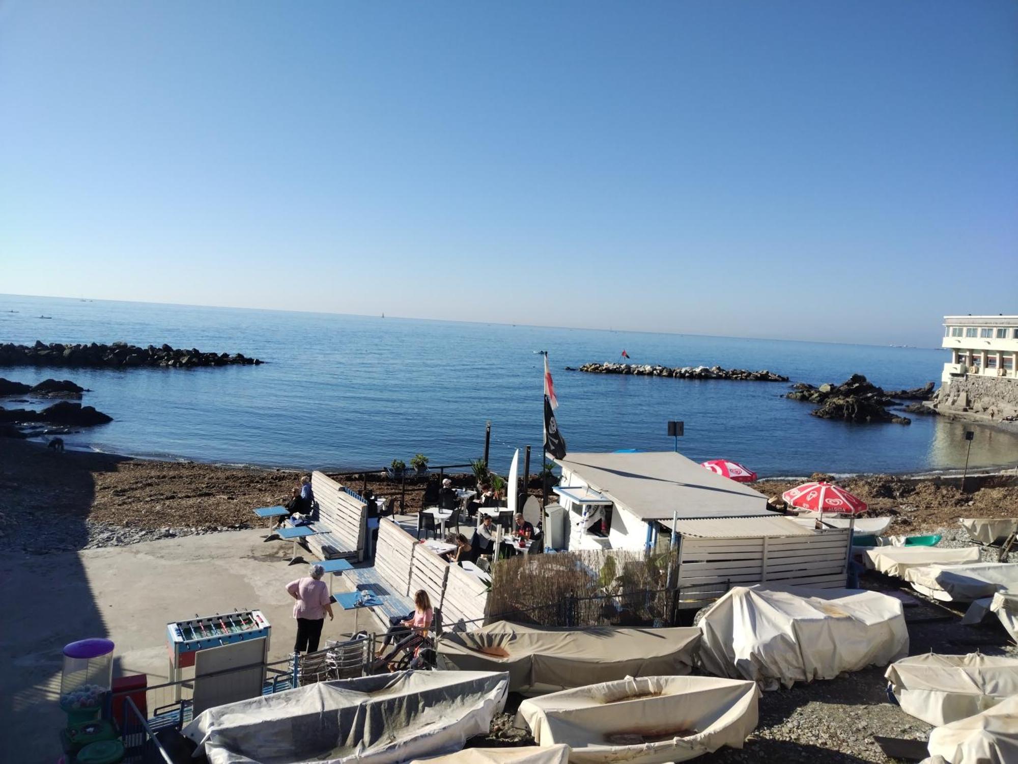 Ferienwohnung Casa Tabata Fronte Mare Genua Exterior foto
